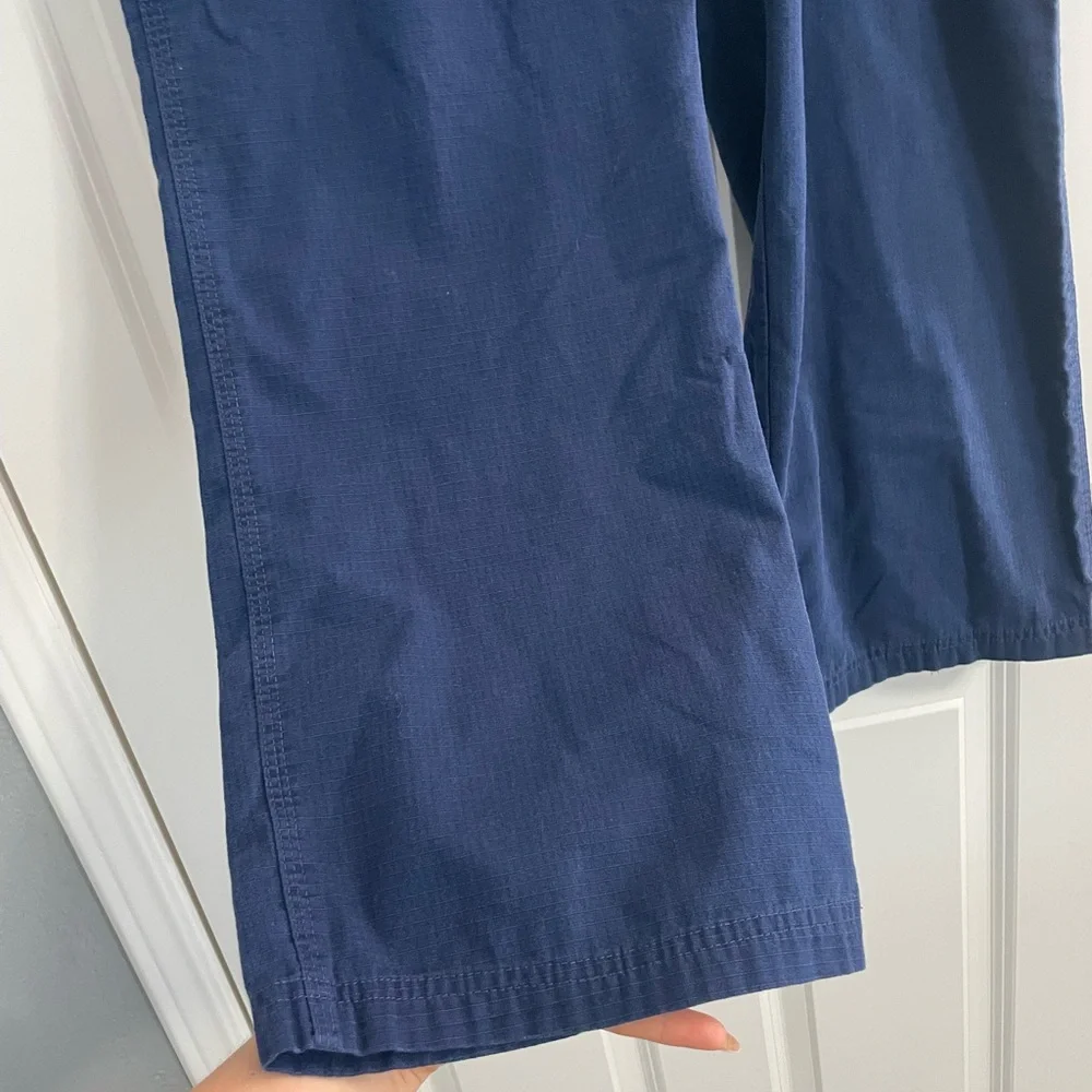 Carhartt Blue Cargo Pants Sturdy Workwear Essential, size Large